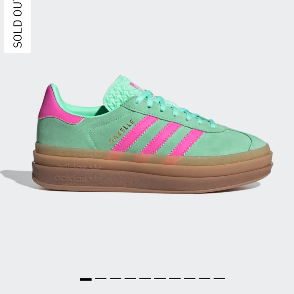 Adidas Gazelle Bold women’s shoes in size 8.5 / us 7uk